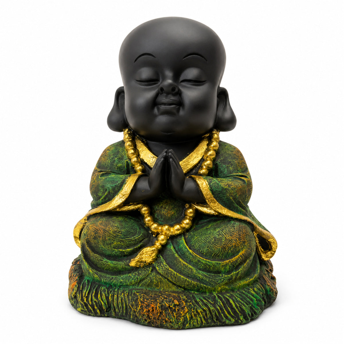 Abstract Modern Elegance Figurine - Green Golden