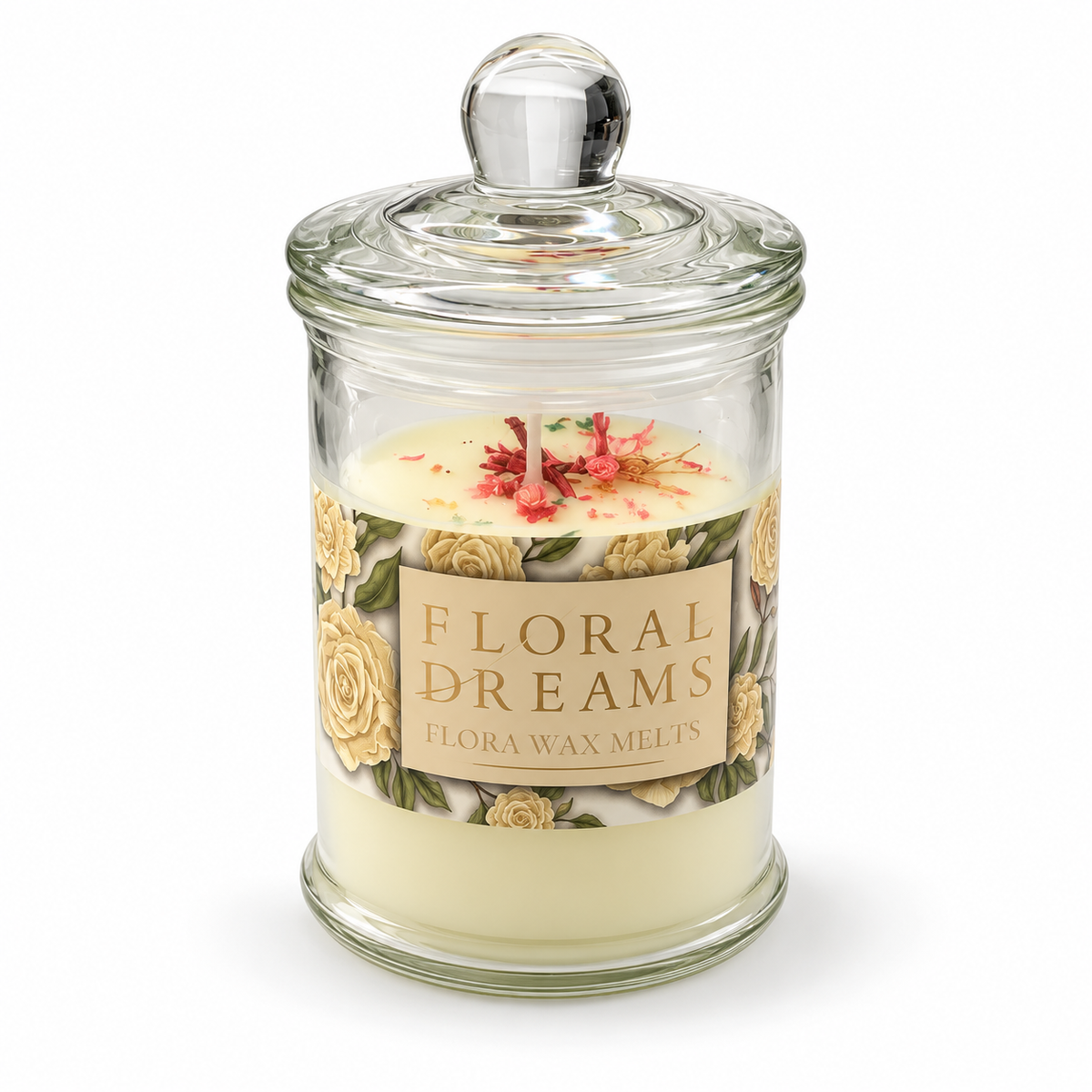 Candles Tuberose Lily in Jar 2 pcs set(Tuberose lily)