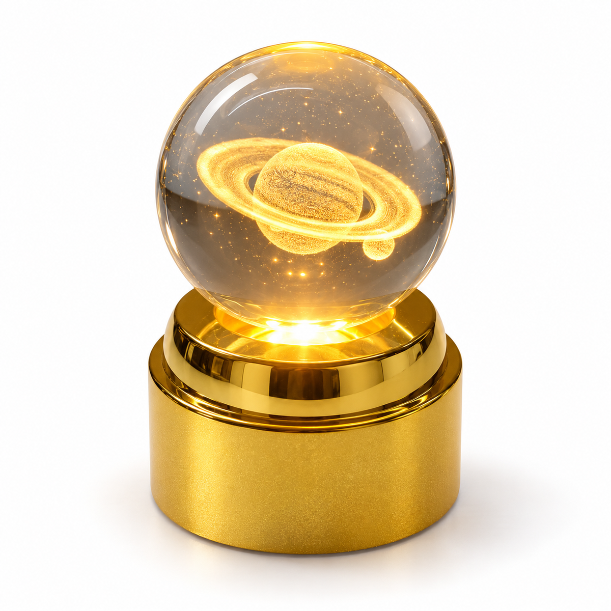 Crystal Ball Lamp(Saturn)