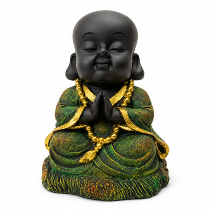 Abstract Modern Elegance Figurine - Green Golden