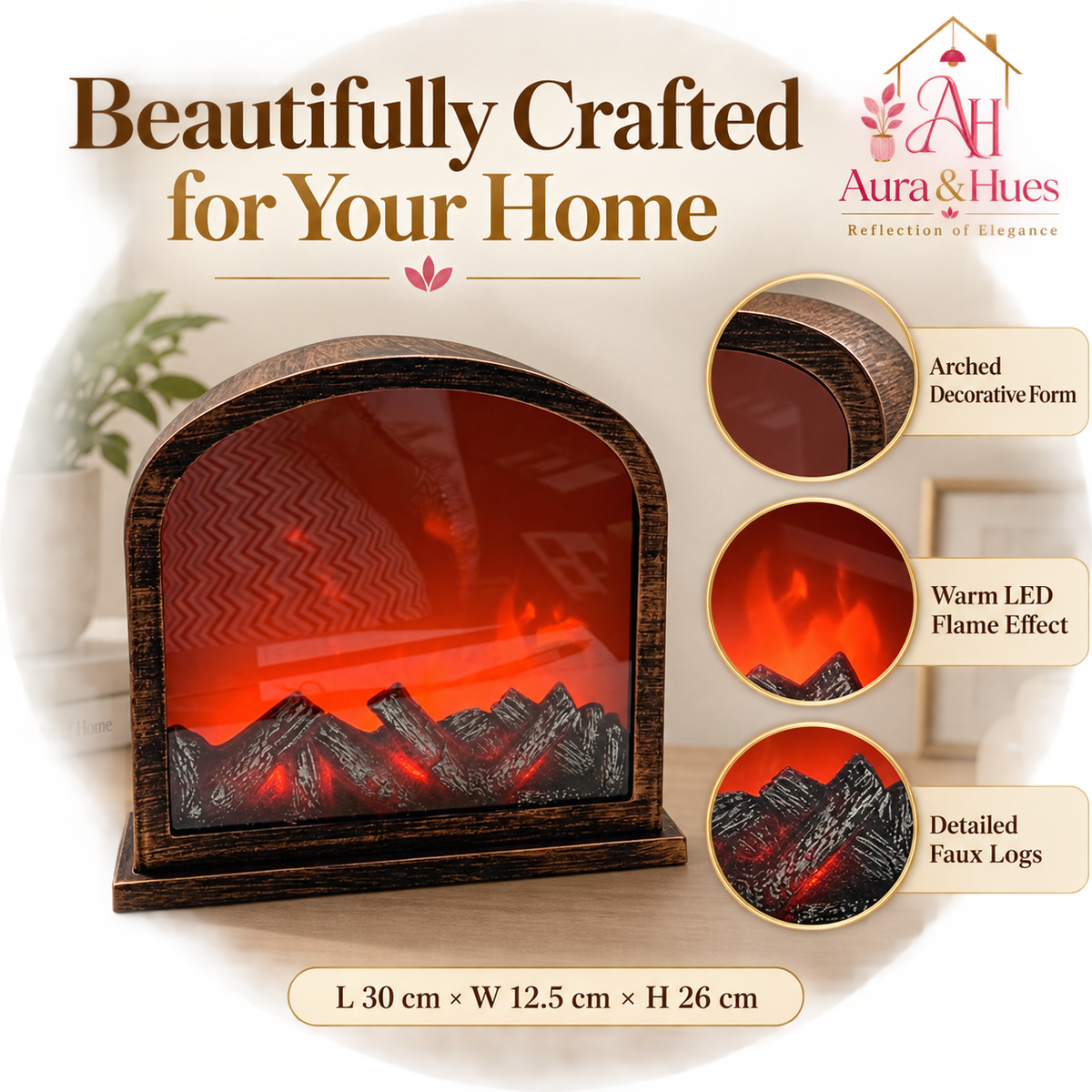 60456 (12) - FIRE LAMP