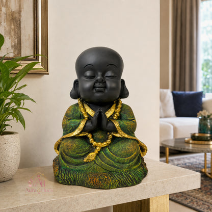 Abstract Modern Elegance Figurine - Green Golden