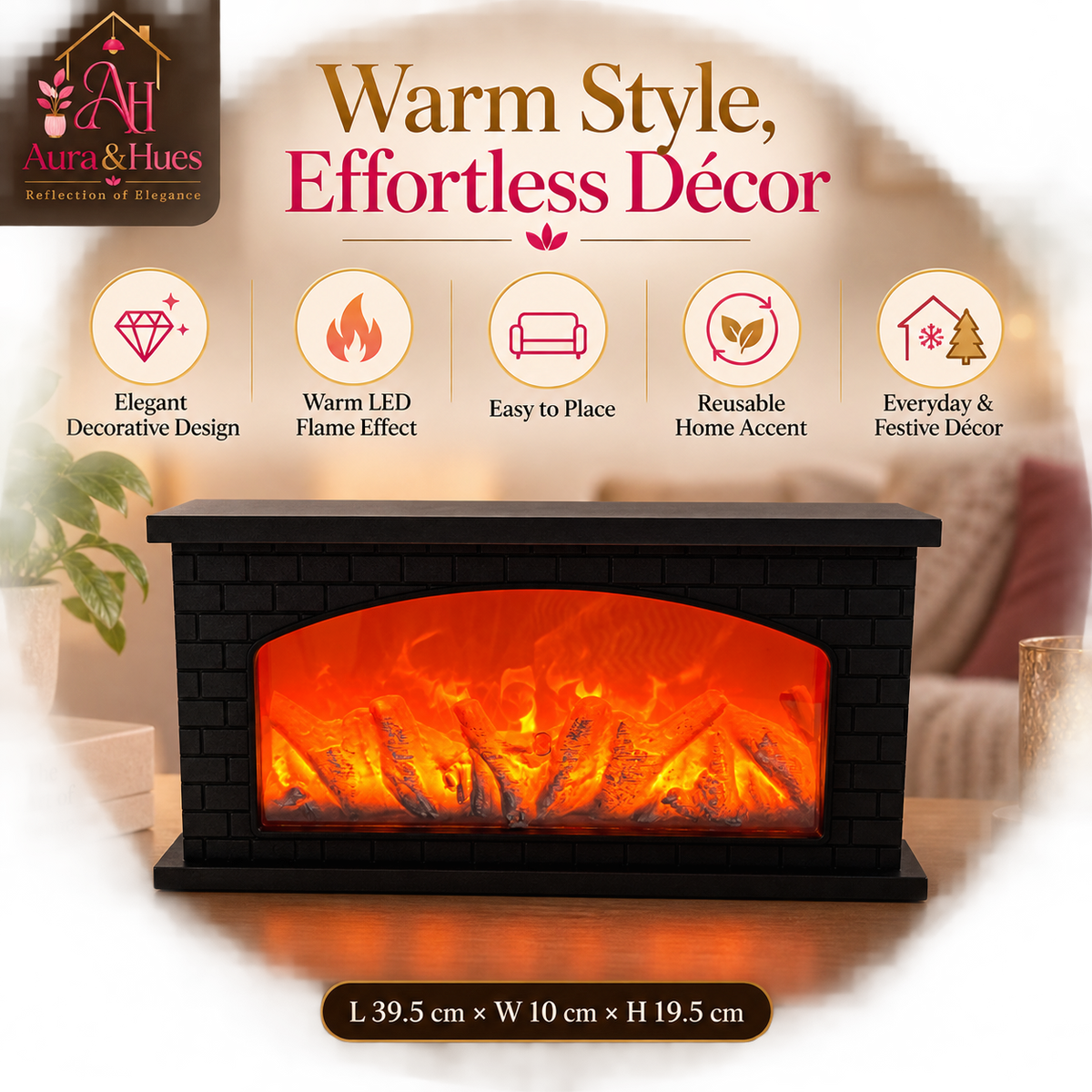 60583 (20) - FIRE LAMP