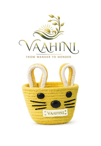 Vaahini Cotton Rope Cat Basket - Dimensions