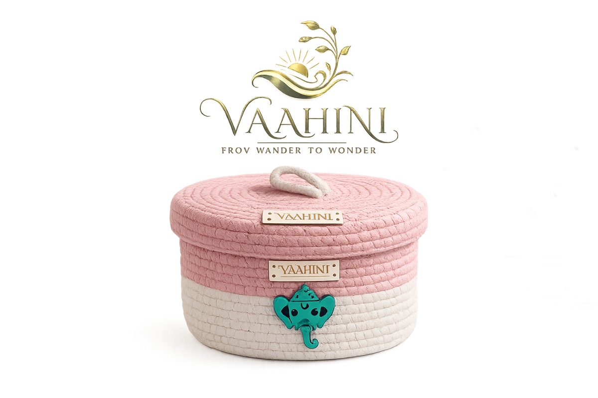 Vaahini Ganpati Basket - Description and dimensions