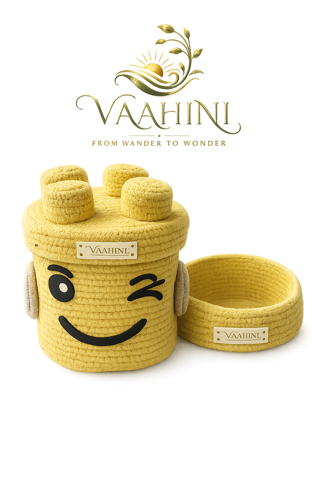 Vaahini Smiley Basket - Multiple Views