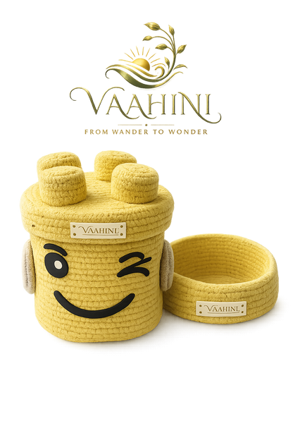 Vaahini Smiley Basket - Multiple Views