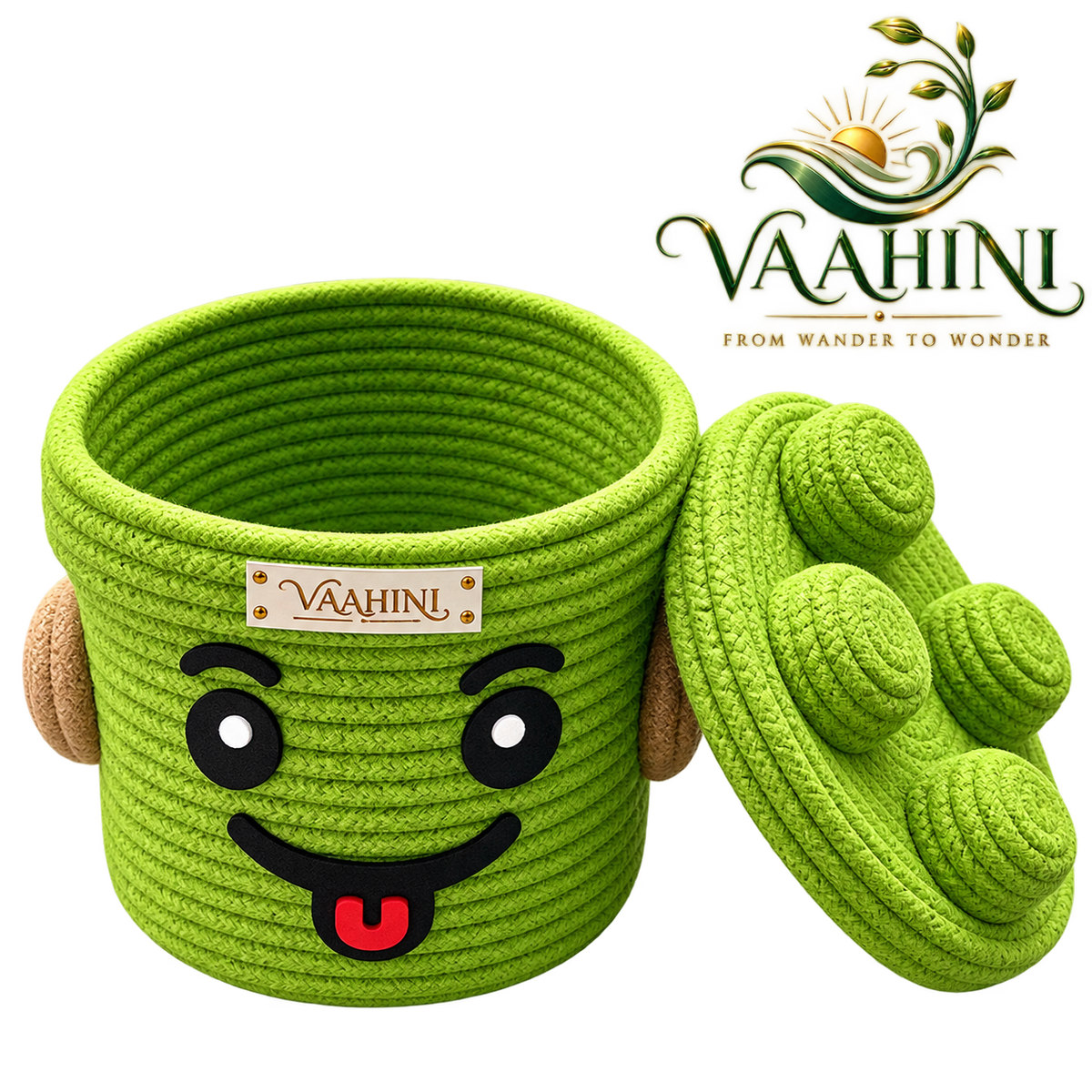 Vaahini Cotton Rope Rainbow Basket - Gifting and Home Storage