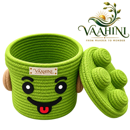 Vaahini Cotton Rope Rainbow Basket - Gifting and Home Storage