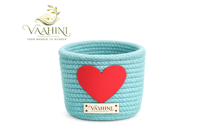 Vaahini Cotton Rope Gift Basket styled as a gift hamper