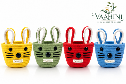 Vaahini Cotton Rope Cat Basket - All colours