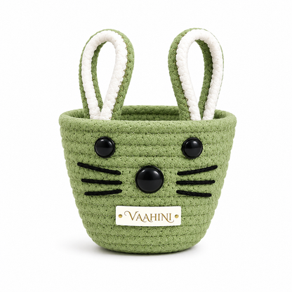 Vaahini Cotton Rope Cat Basket - Dimensions and features