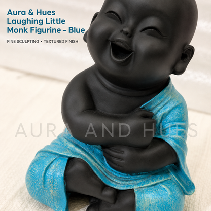 Hands Folded Home Decor Doll - Blue & Black