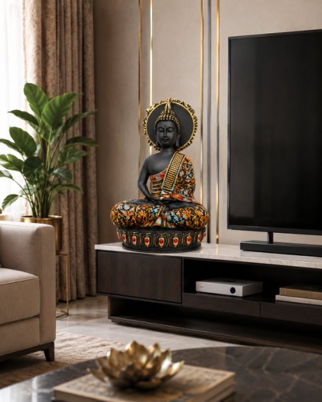 Divine Aura Meditation Buddha