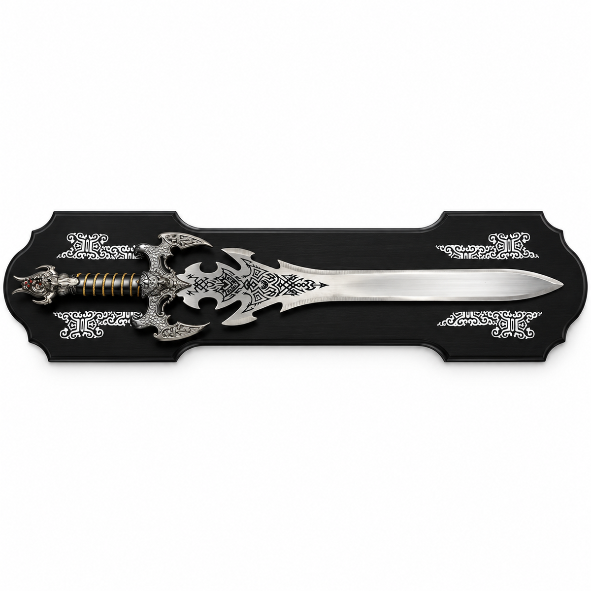 Swords - Fantasy Demon Sword with Wall Hanging Board