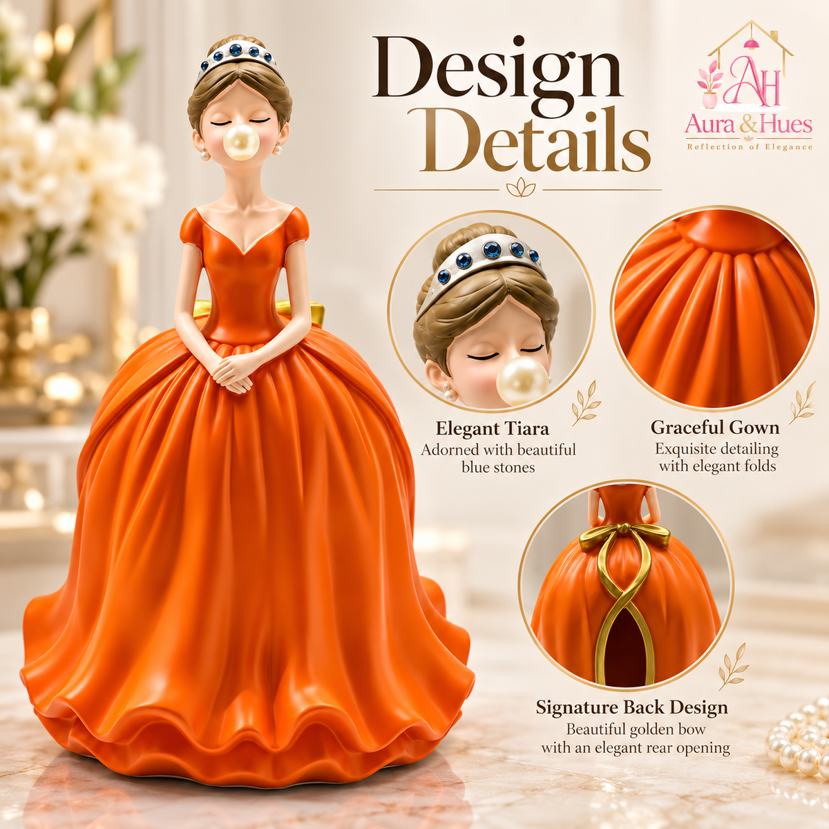Girl Tissue Holder(orange)