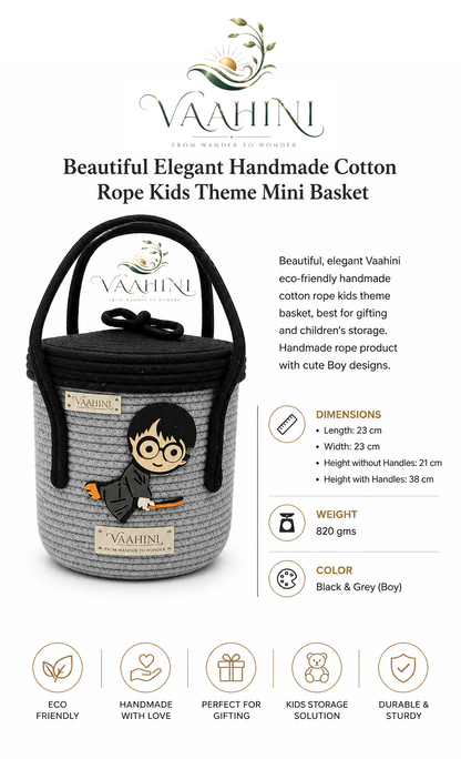Vaahini Cotton Rope Kids Basket - Gifting occasion