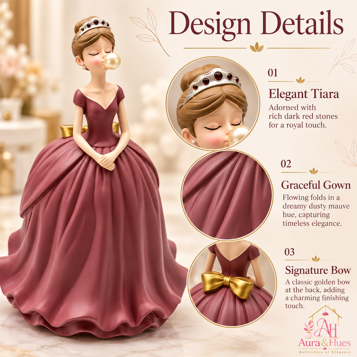 Girl Tissue Holder(maroon)