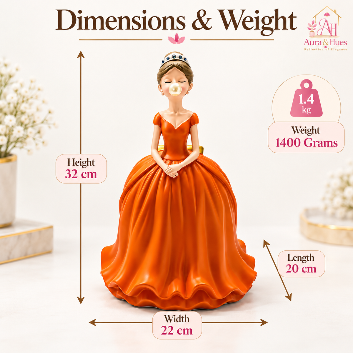Girl Tissue Holder(orange)