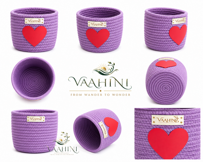 Vaahini gift basket dimensions and features infographic