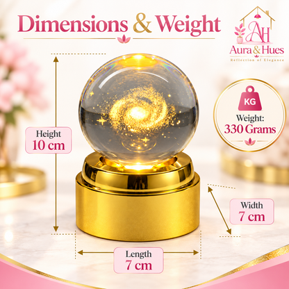 Crystal Ball Lamp(galaxy)
