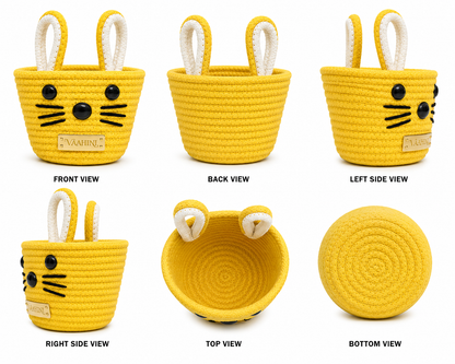 Vaahini Cotton Rope Cat Basket - Gift Box