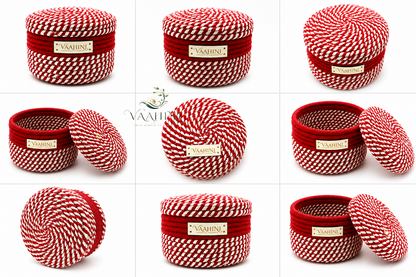 Vaahini Cotton Rope Basket Combo - Gift Box Presentation