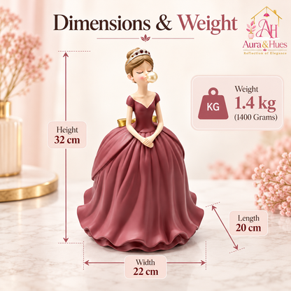 Girl Tissue Holder(maroon)