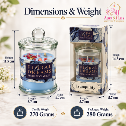 Candles Tranquility in Jar 2 pcs set(Tranquility)