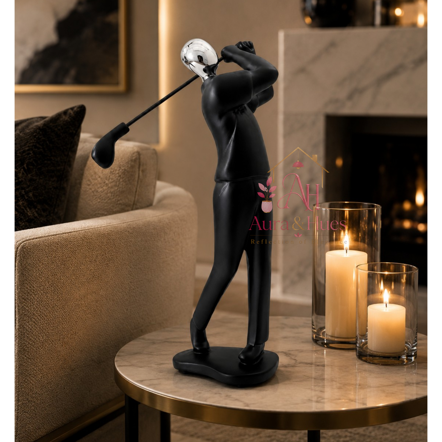 Cycle Man Silver Head – Black & Silver