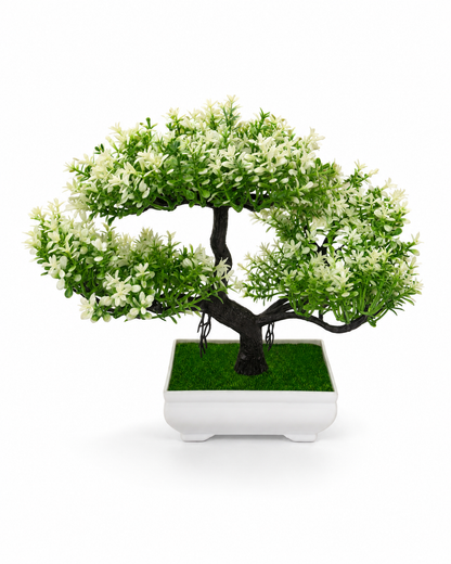 Artificial Purple Bonsai Plant for Home & Office Décor | Premium Decorative Tabletop Plant