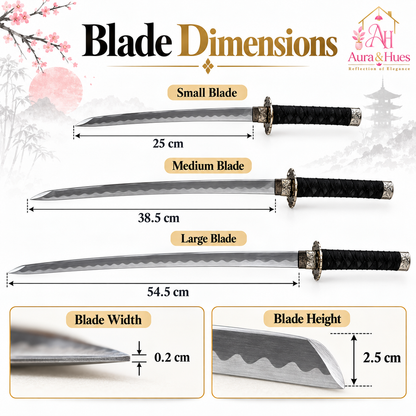 Swords - 3 Sizes Katana
