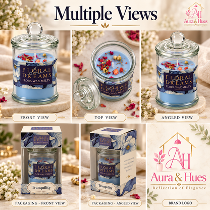 Candles Tranquility in Jar 2 pcs set(Tranquility)