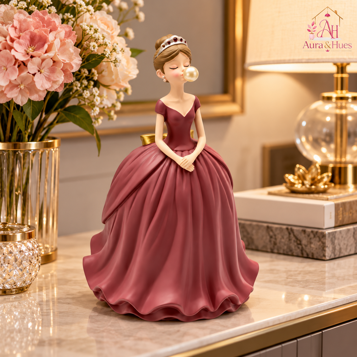 Girl Tissue Holder(maroon)