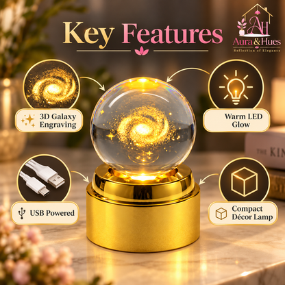 Crystal Ball Lamp(galaxy)