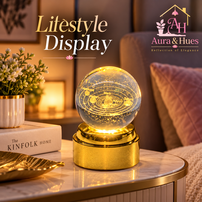 Crystal Ball Lamp(solar system)