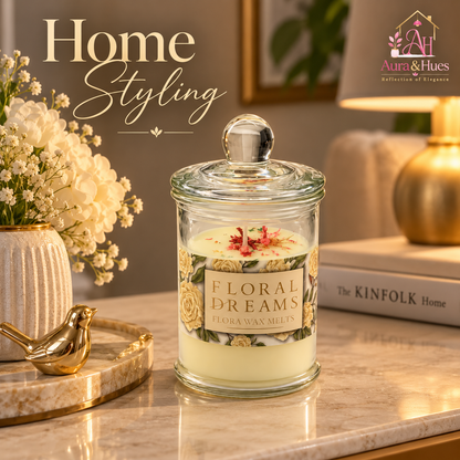 Candles Tuberose Lily in Jar 2 pcs set(Tuberose lily)