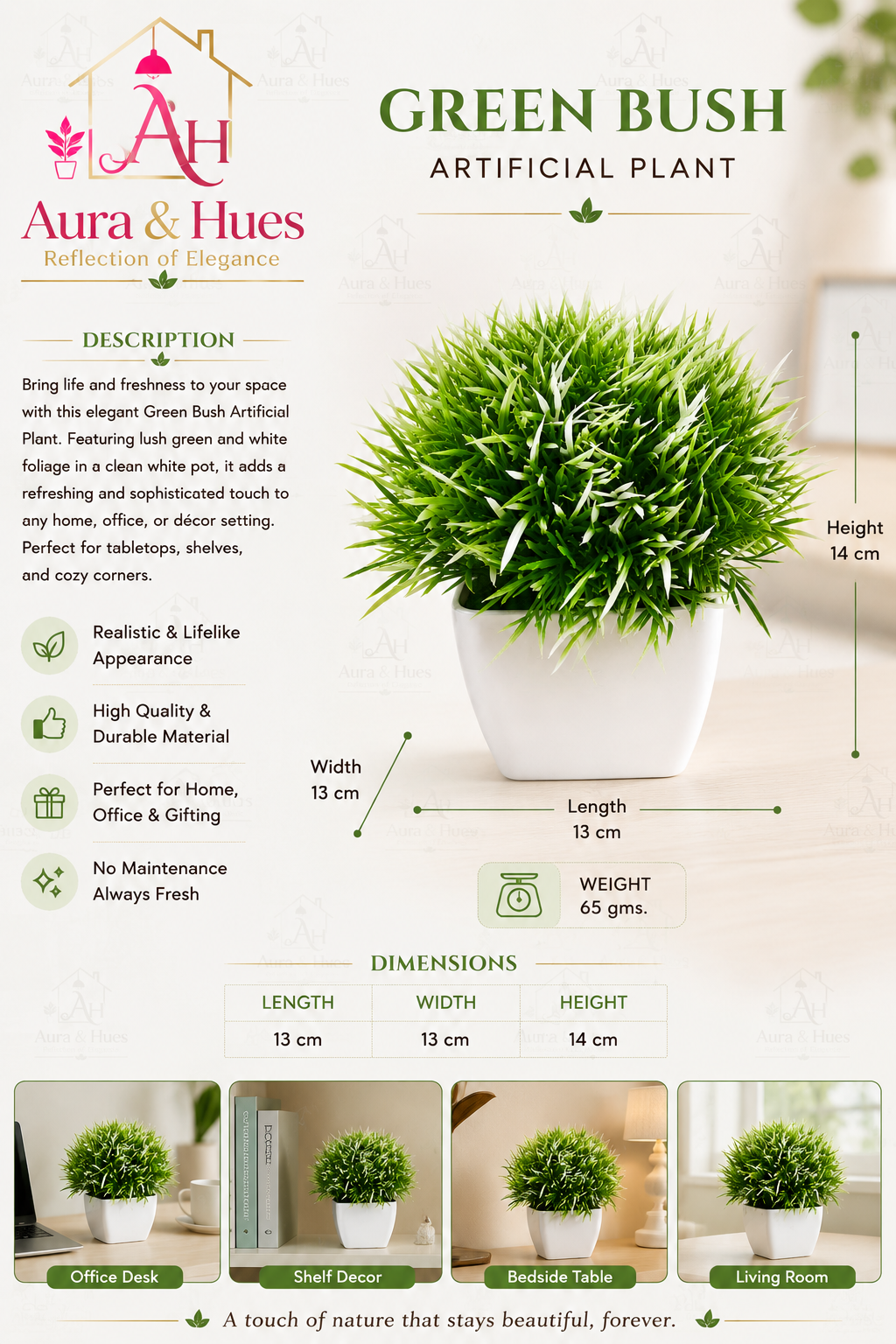 Artificial Red Potted Plant | Premium Decorative Faux Plant for Home & Office
