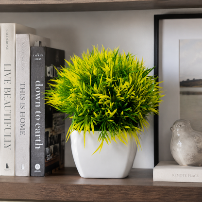 Artificial Red Potted Plant | Premium Decorative Faux Plant for Home & Office