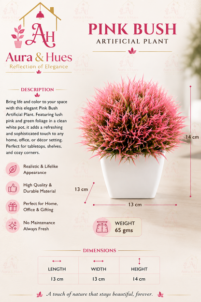 Artificial Red Potted Plant | Premium Decorative Faux Plant for Home & Office
