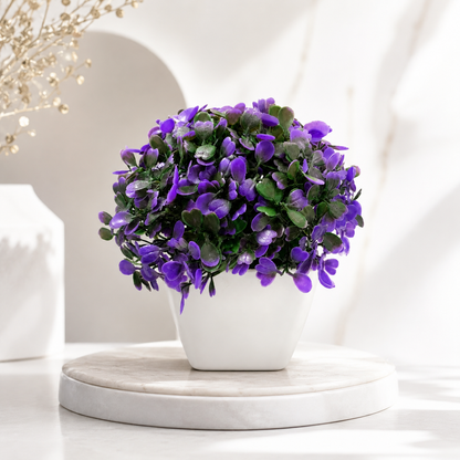 Artificial Red Potted Plant | Premium Decorative Faux Plant for Home & Office