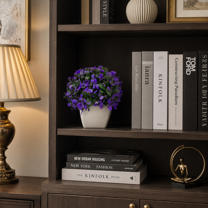 Artificial Red Potted Plant | Premium Decorative Faux Plant for Home & Office