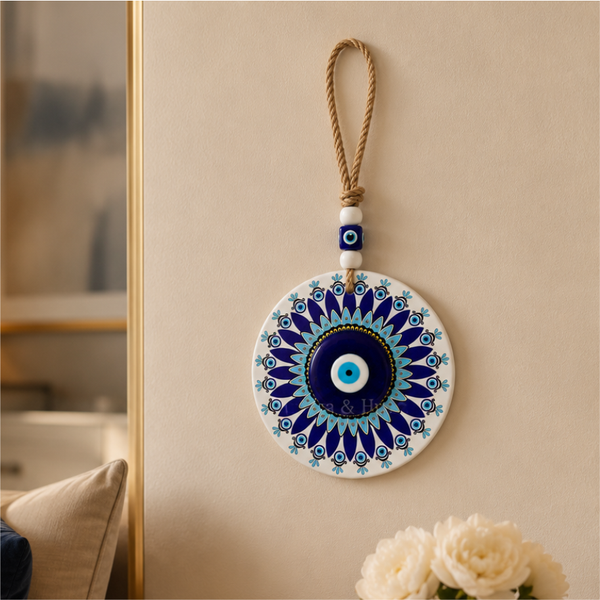 Evil Eye Mandala Wall Hanging by Aura & Hues – AR1902