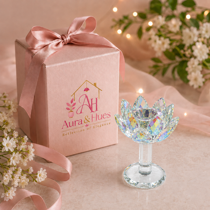 Aura & Hues Premium Ribbed Pillar Scented Candle Handcrafted Aromatherapy Wax Pillar for Festive Celebration and Home Decor