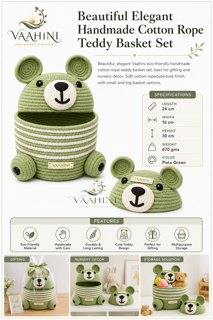 Vaahini Teddy Basket - Perfect gift and smart storage