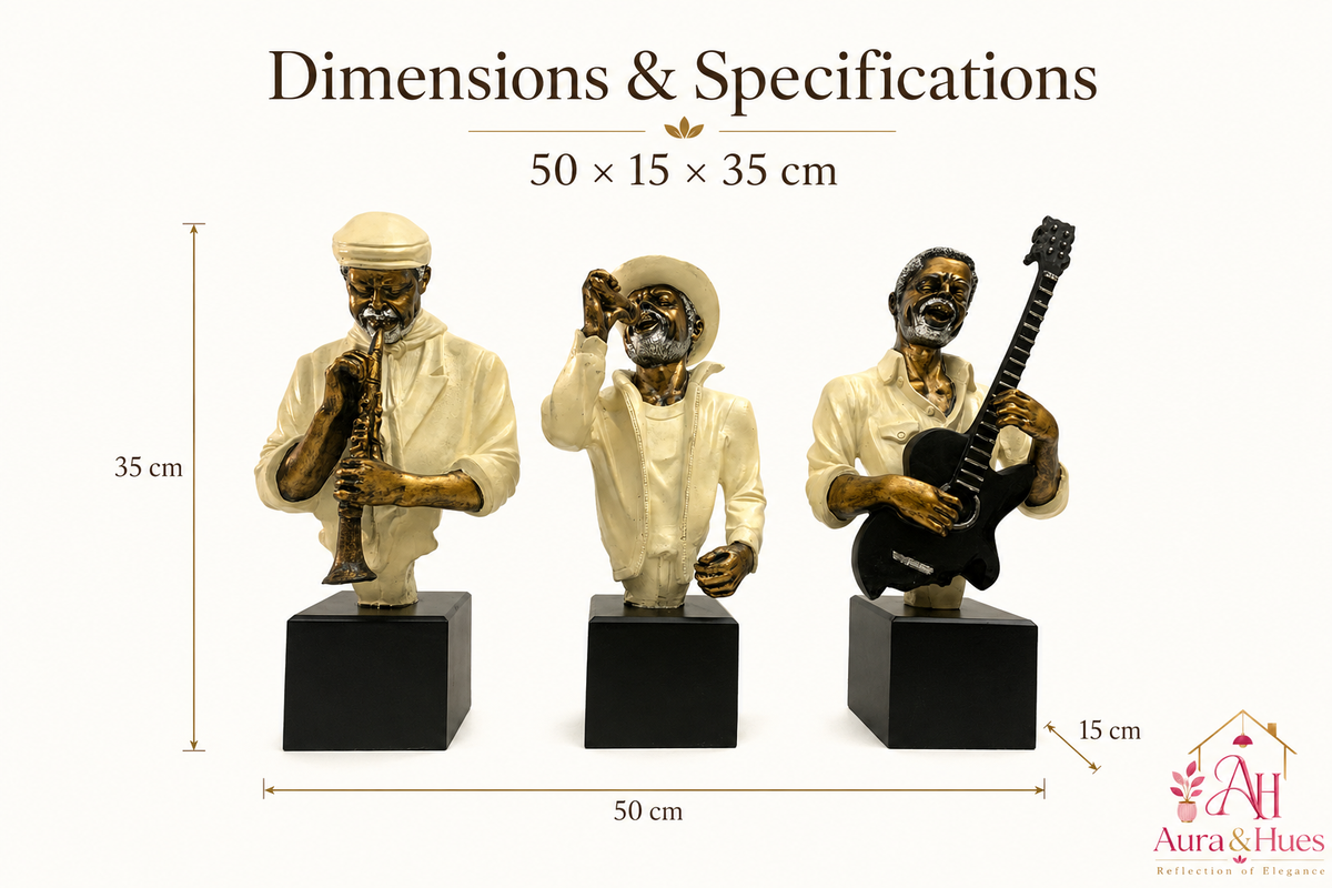 Grand Majestic Art Sculpture - Cream, Metallic Gold & Silver