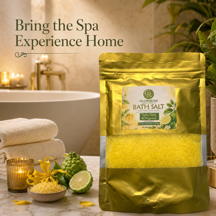 Bath Salt Color Yellow (Ylang-Ylang & Bergamot)