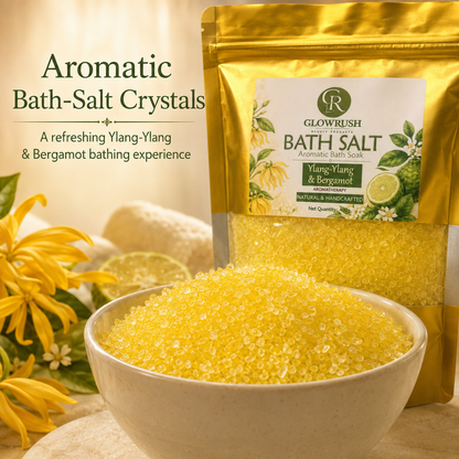 Bath Salt Color Yellow (Ylang-Ylang & Bergamot)