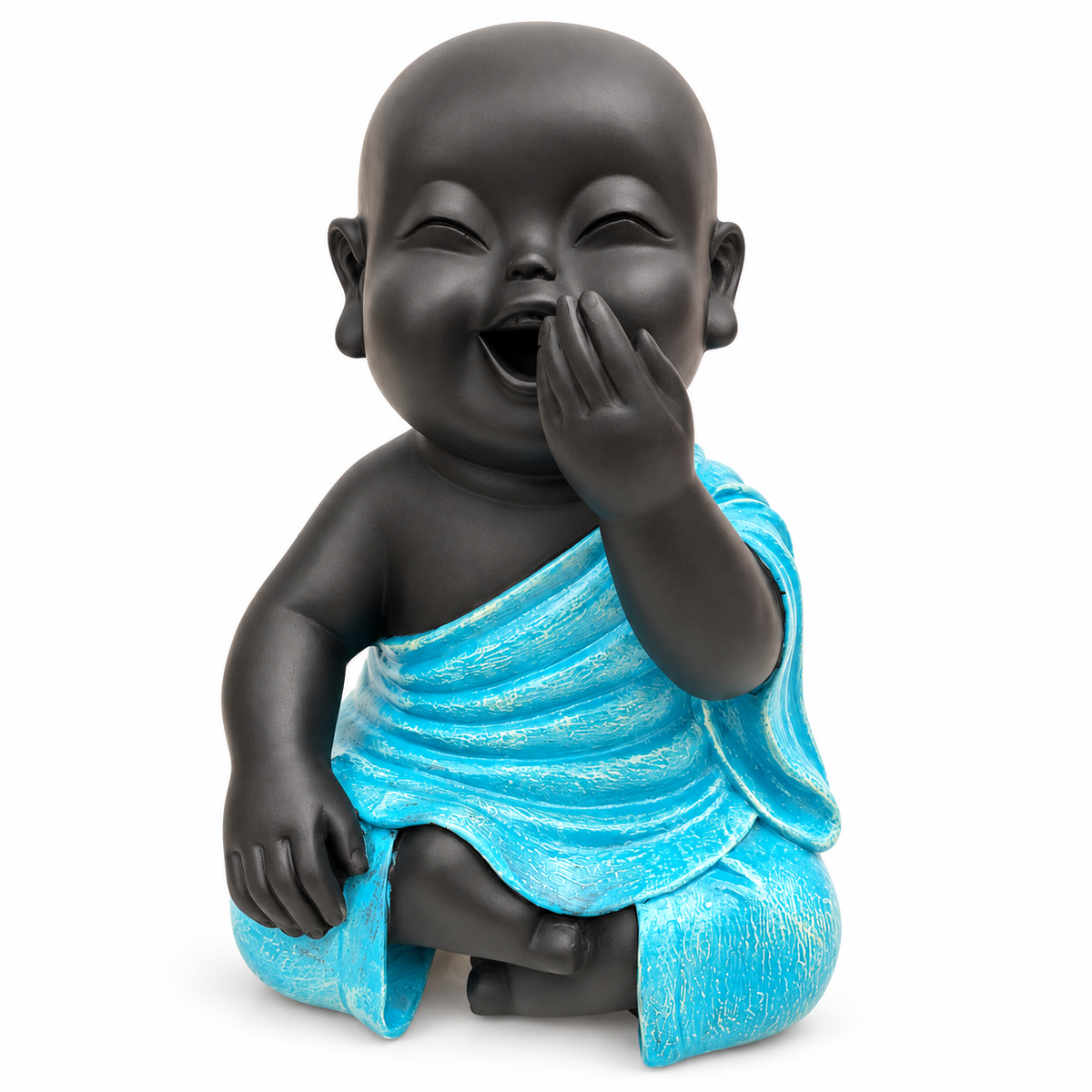 Start-One Hand On Mouth Home Decor Doll - Blue & Black