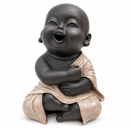 Hands Folded Home Decor Doll - Beige & Black
